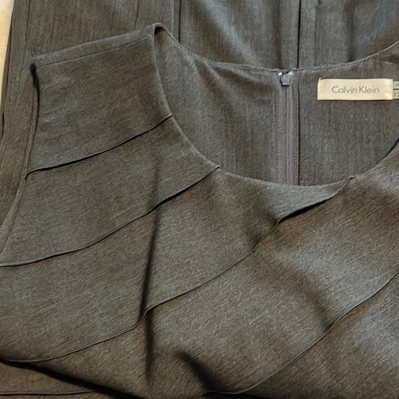 Gray Calvin Klein sleeveless dress size 12 - Picture 5 of 9